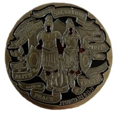 Imagem do Moeda Casal Veste Toda a Armadura De Deus Para Proteção, Ore Sempre! Pátima