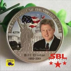Imagem do Moeda Bill Clinton 42° Presidente Norte Americano Comemorativa