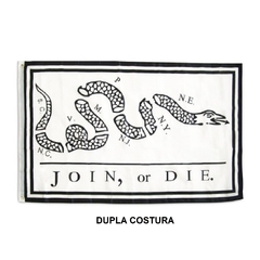 Bandeira "Join or Die" (Vai ou racha) 150x90 cm