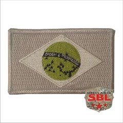 Patche Bandeira Brasil Camuflada - comprar online