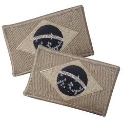 2 unid. (Par) Patches Bandeira Brasil Camuflada - comprar online