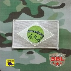 Patche Bandeira Brasil Camuflada