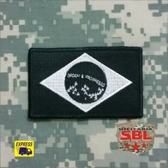 Patche Bandeira Brasil Camuflada - MILITARIA SBL 