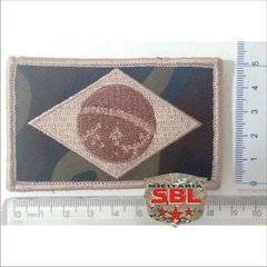 Imagem do Patche Bandeira Brasil Camuflada