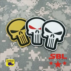 Patch Emborrachado Punish Caveira - por unidade