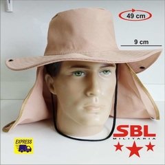 Bonnie Hat Bege Desert TAM c/ Proteção pescoço