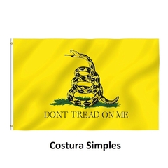 Bandeira de Gadsden "Don´t Tread on Me" (Não mecha comigo) 150 x 90 cm - MILITARIA SBL 