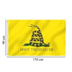 Bandeira de Gadsden "Don´t Tread on Me" (Não mecha comigo) 150 x 90 cm - comprar online