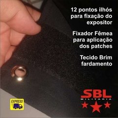 Expositor de Patches com fixador de ganchos - loja online