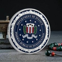 Moeda FBI Departamento Federal de Investigação Comemorativa na internet