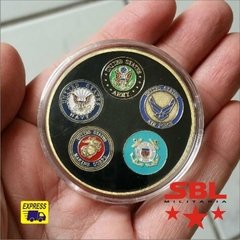 Moeda Comemorativa Militar das Forças Armadas Americanas