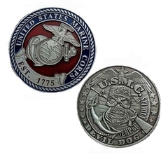 Moeda USMC Marines Corps Devil dogs Comemorativa - comprar online
