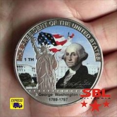 Moeda George Washington 1° Presidente Norte Americano