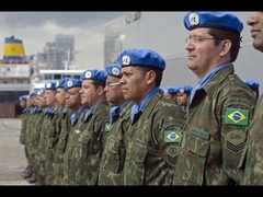 Boina Azul das Forças de Paz da ONU Nações Unidas - MILITARIA SBL 