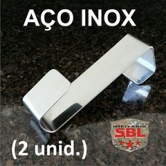 Suporte Gancho de Porta Multiuso em INOX (12cm)
