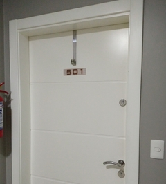Suporte Gancho de Porta Multiuso em INOX (27cm)