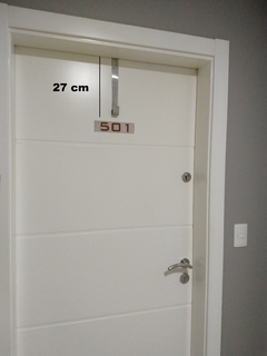 Suporte Gancho de Porta Multiuso em INOX (27cm) na internet