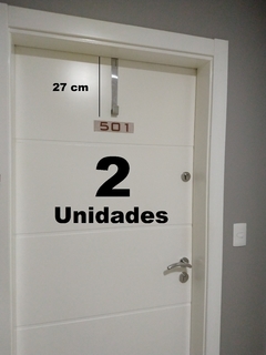 Suporte Gancho de Porta Multiuso em INOX (27cm) - MILITARIA SBL 
