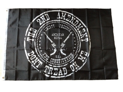 Bandeira 2ª 2nd Emendment "Lei americana das armas"  150 x 90 cm "pistolas"