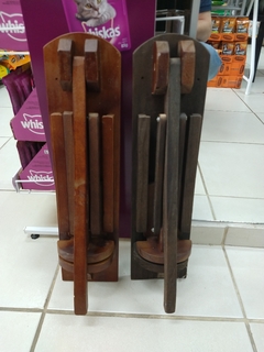 Amassador de Latinhas em Madeira Nobre - MILITARIA SBL 