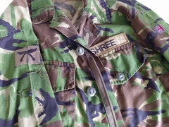 USADA - Autêntica Jaqueta Gandola Militar Britânica Woodland Médio Largo