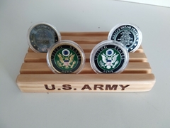 Moeda Comemorativa Valores dos Militares do Exército US ARMY - MILITARIA SBL 