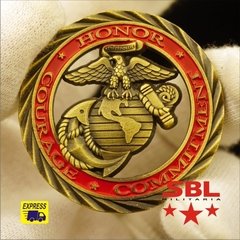 Moeda USMC Marine Corps Comemorativa institucional Militar