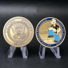 Moeda US NAVY Mascote Popai Marinha Americana Militar