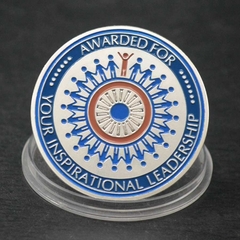 Moeda Medalha "Liderança Inspiradora" Premiação Honraria Homenagem Condecoração - comprar online