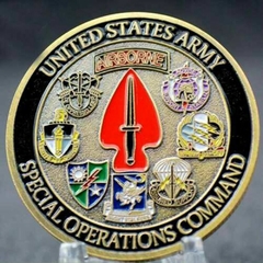 Moeda US ARMY Comando de Operações Especiais do Exército Comemorativa - comprar online