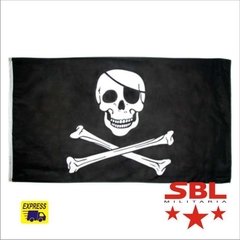 Bandeira de Pirata 150 x 90 cm - MILITARIA SBL 