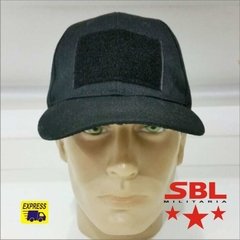 Boné Tático Preto com Fixadores - comprar online
