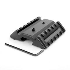 Trilho 20mm Duplo Lateral Angulado 45° para 20mm adaptação - comprar online