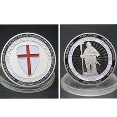 Moeda Cavaleiros Templários e Cruz