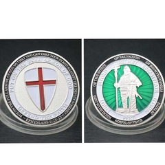 Moeda Cavaleiros Templários e Cruz - comprar online
