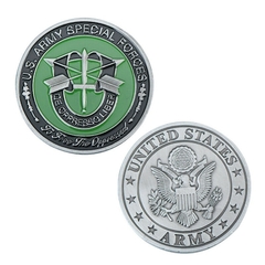 LOTE Conjunto Estojo 5 Moedas Especial Forces Militar Comemorativas dos USA - comprar online