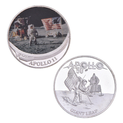 LOTE Conjunto Estojo 5 Moedas Comemorativas 50 anos da Apollo 11 NASA na internet