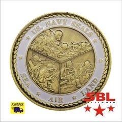 Moeda US NAVY SEAL's Comando de Operações Especiais Marinha Comemorativa Militar - comprar online