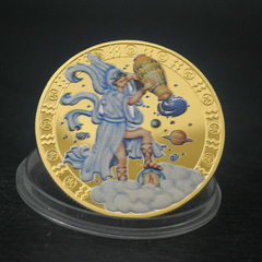 Lote Moedas Da Sorte Esotéricas Signos Constelação Zodíaco Esotericas - comprar online