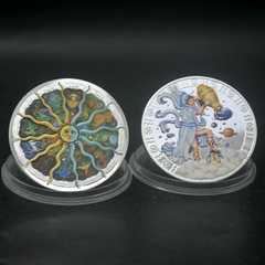 Lote Moedas Da Sorte Esotéricas Signos Constelação Zodíaco Esotericas - loja online