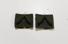 Patch Badget Divisas de Soldado e Cabo (para costurar) Selva - Par - MILITARIA SBL 