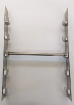 Kit Suporte Inox para Churrasqueira