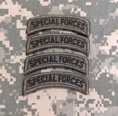 Lote 4 Tarjetas de braço ESPECIAL FORCES Desert ACU