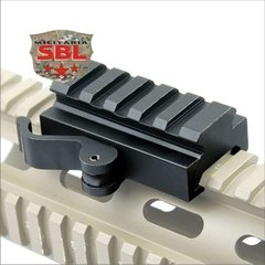 Trilho 6 cm de Desarme Rápido por pressão 20mm