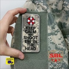 Lote de 2 Funny Patches Desert ACU Umbrella Corp (2 unidades) - MILITARIA SBL 