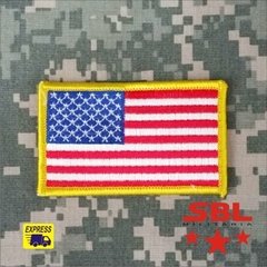 Patch Bandeira Estados Unidos EUA USA para diversas camuflagens