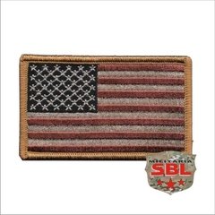Patch Bandeira Estados Unidos EUA USA para diversas camuflagens - MILITARIA SBL 