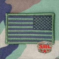 Imagem do Patch Bandeira Estados Unidos EUA USA para diversas camuflagens