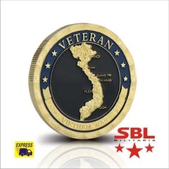Moeda Comemorativa Veteranos da Guerra do Vietnã na internet