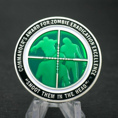 Moeda Funny Coin Apocalipse Zombie Charlie Team Prata - comprar online